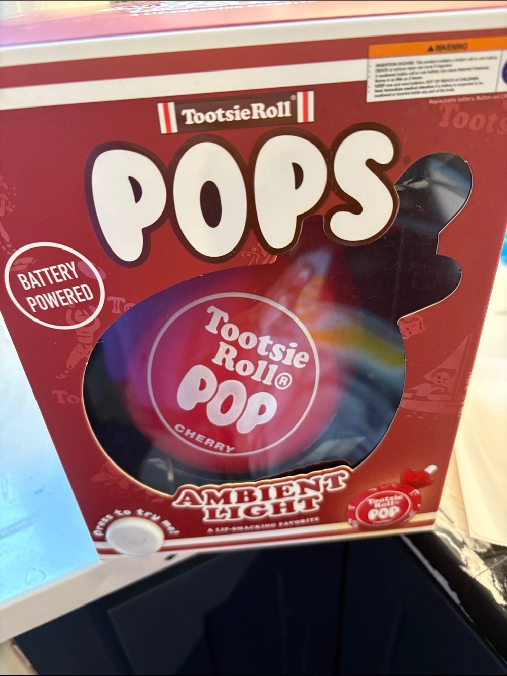 Tootsie Roll Pops Ambient Light - Red